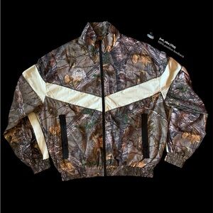Darc Sport Balboa Full Zip Camo Bomber Jacket Wolves Club Men’s Large NWOT